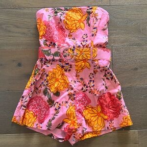 Olivaceous Millie Romper - Pink/Orange size medium NWOT